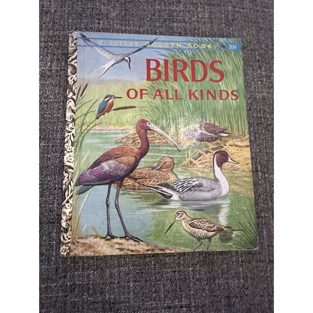 A Little Golden Book Birds of all Kinds by Walter Ferguson 1959